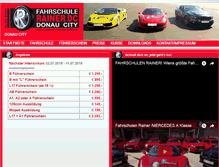 Tablet Screenshot of fahrschule-rainerdc.at